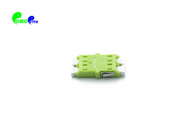 Green LC PC SC Footprint DX MM Fiber Optic Adapter OM5