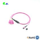 1m 1300nm Mpo Patch Cord Om4 Fiber Patch Cables LC UPC Duplex