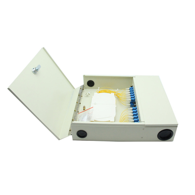 Wall Mount 48 Cores Optic Fiber Box indoor fiber termination box