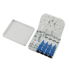 4 Port SC LC FTTH Mini Fiber Optic Termination Box Face Plate