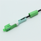 V Groove FTTX Products Fast Install Fiber Optic Connector Round Head
