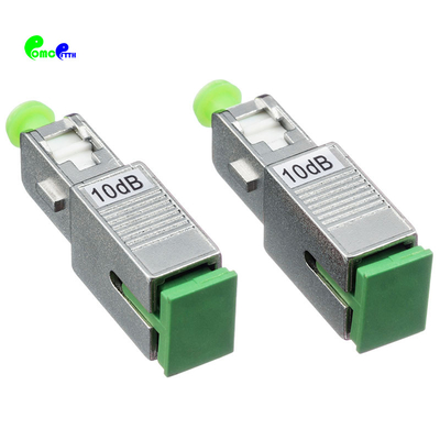 SC UPC Metal Plastic Fiber Optic Attenuator 30dB VOA Optical Fixed Attenuator