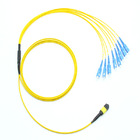 Super Low Insertion Loss MTP Trunk Cable 8 Cores Trunk Cable Yellow Color