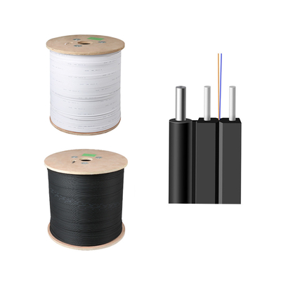 Outdoor Steel Wire FTTH Fiber Optic Drop Cable LSZH Self Support