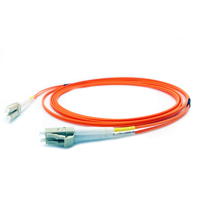 Duplex Multimode Fiber Optic Patch Cord 62.5 / 125 OM1 LC UPC - LC UPC