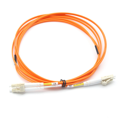 Duplex Multimode Fiber Optic Patch Cord 62.5 / 125 OM1 LC UPC - LC UPC