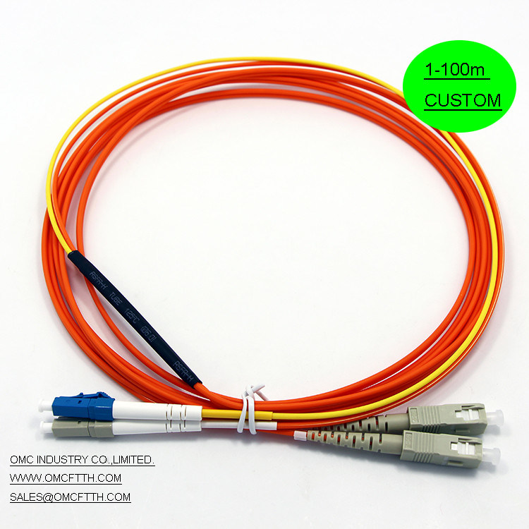 LC SC Mode Conditioning Fiber Optic Patch Cables Cord MCP Customized