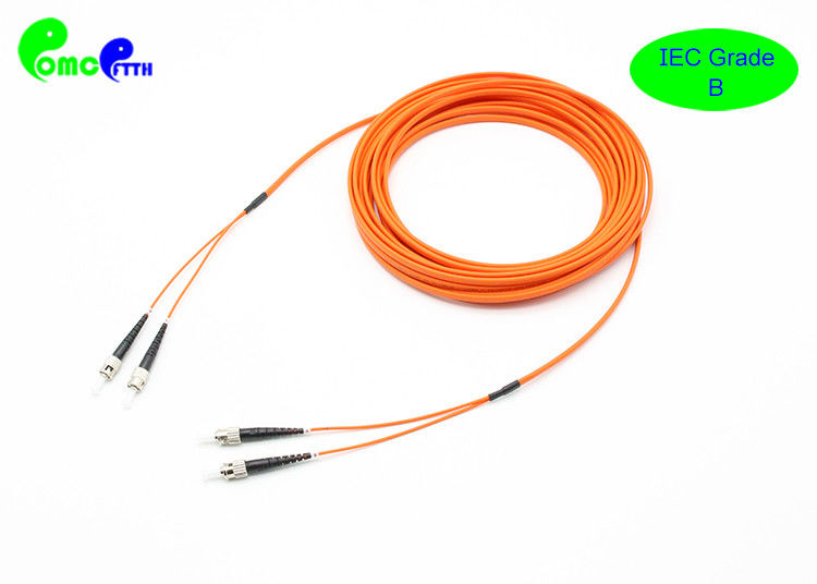 Computer Cables 3M ST-LC Duplex 62.5//125 MULTIMODE Fiber Optic Optical Jumper Cable Orange Cable Length: 3m, Color: Orange