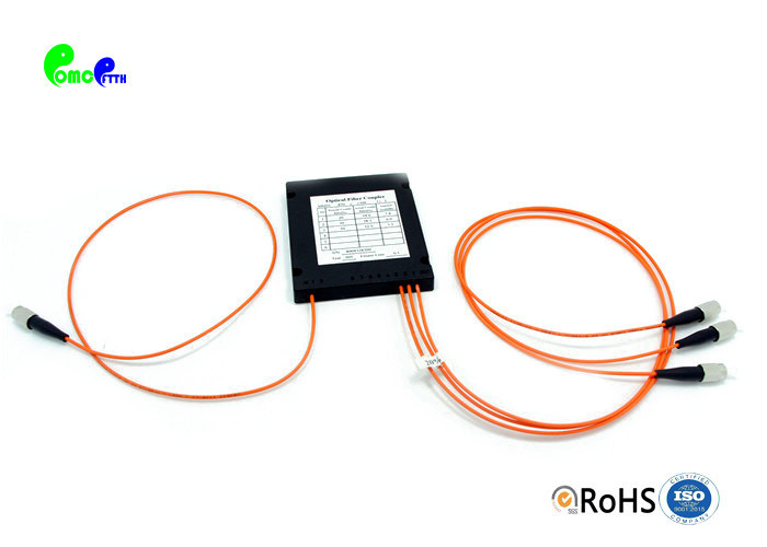 High Return Loss 1x3 Multimode Fiber Coupler Excellent Mechanical