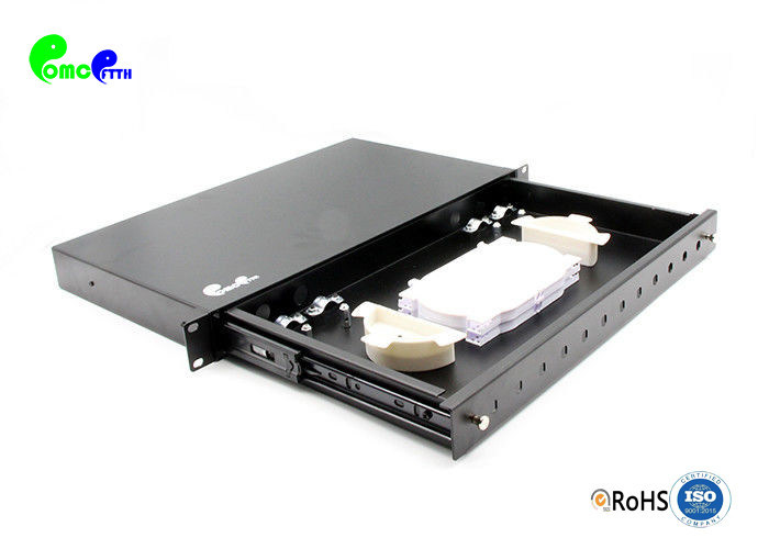 1.2mm 1.5mm Cold Rolled Steel Fdf Fiber Distribution Frame 1U 12 Ports