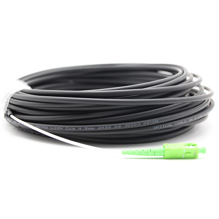FTTH Outdoor Patch Cable SC APC LC APC 4.5mm Double Jackets CCA LSZH