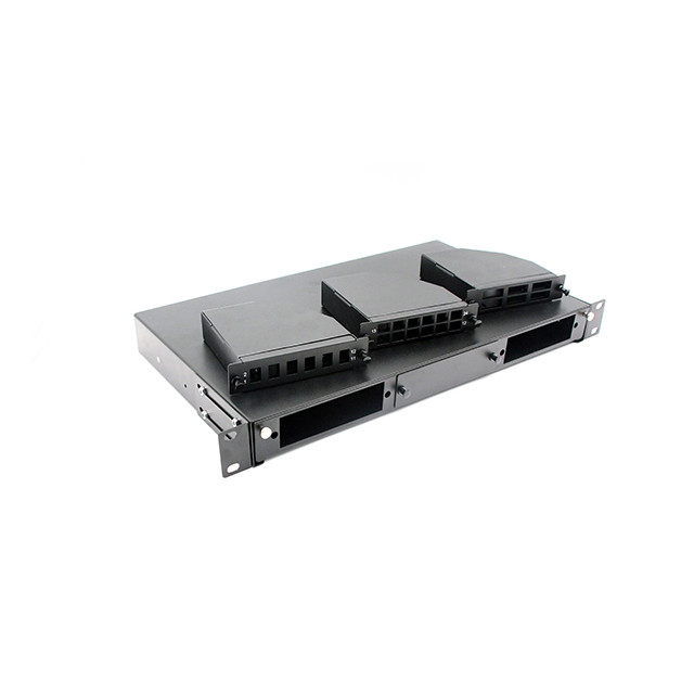 FHD 1U MPO MTP LC 72F3 Slide Rail Rack Mount Patch Panel Modular Design