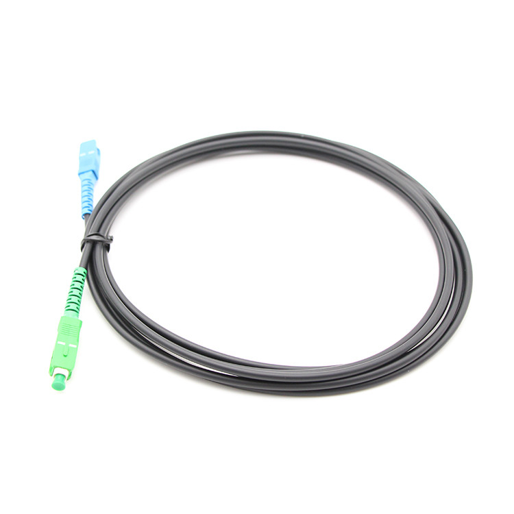 FTTH Outdoor Fiber Optic Patch Cables SC APCSC UPC 3.5mm G657B3 LSZH Black