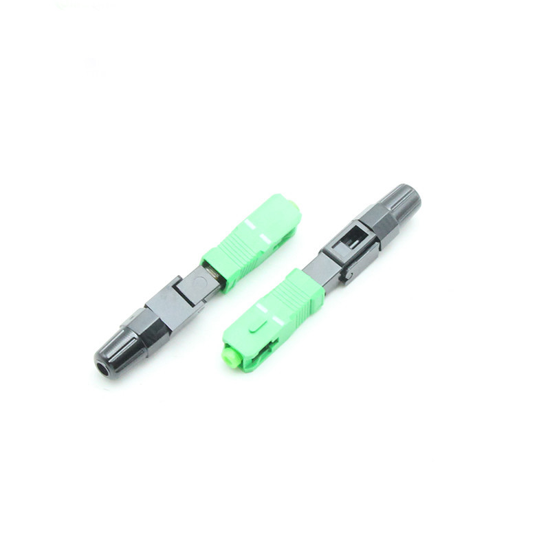 Fiber Optic Fast Connector Sc Apc Upc Quick Connector For Ftth Drop Cable Field Termination Fiber Optic Fast Connector Sc Apc Upc Quick Connector For Ftth Drop Cable Field Termination