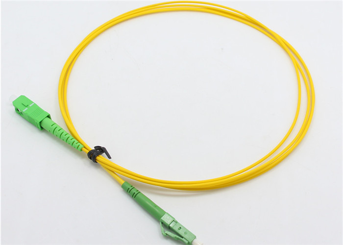 100% Clean No Dust Fibre Optic Patch Leads LC APC - SC APC SM 9 / 125 ...