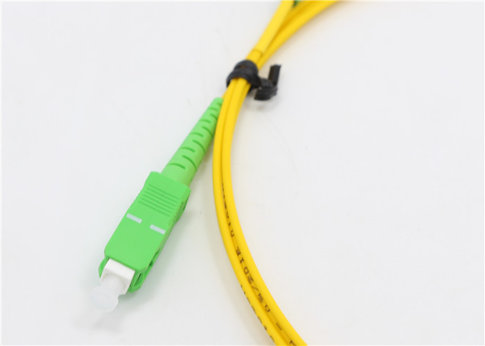 100% Clean No Dust Fibre Optic Patch Leads LC APC - SC APC SM 9 / 125 ...