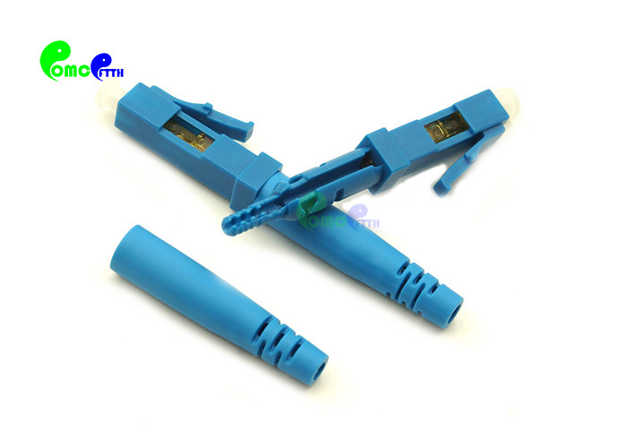 Fiber Optic Connectors LC UPC Simplex Singlemode With 9 / 125μm Pre