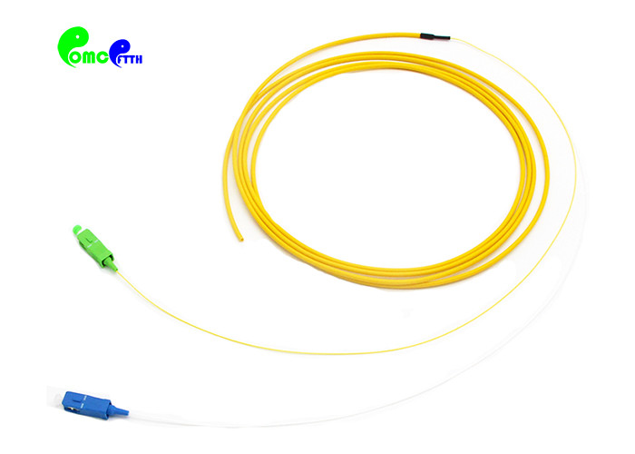 0.9mm Fiber Optic Pigtail SC APC + SC UPC OS2 G657A Bent insensitive ...