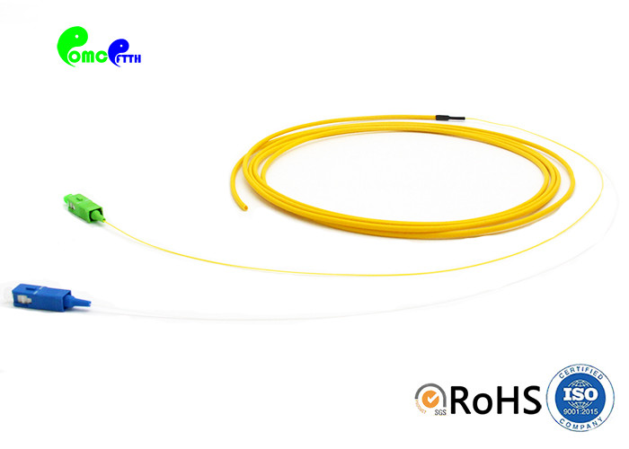 0.9mm Fiber Optic Pigtail SC APC + SC UPC OS2 G657A Bent insensitive ...