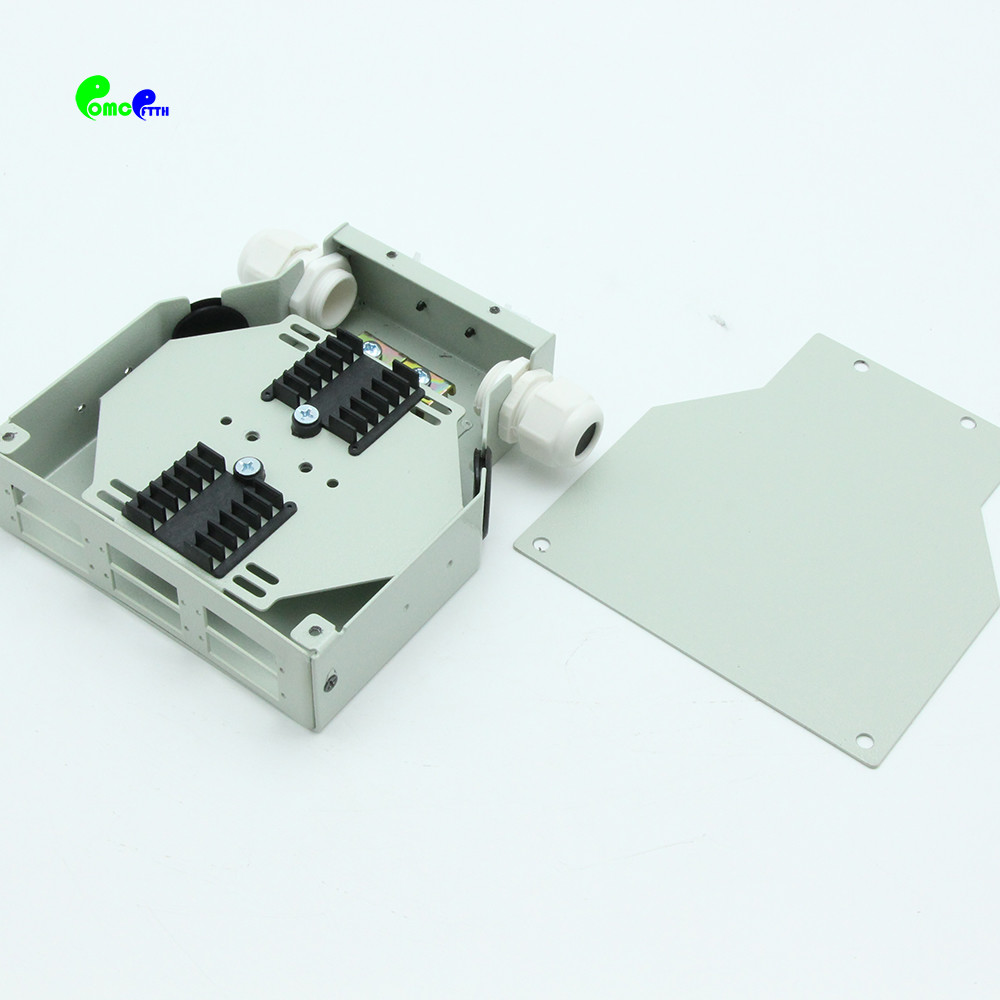 Din Rail FTTX Fiber Terminal Box 6 Port SC Duplex Optical Junction Box