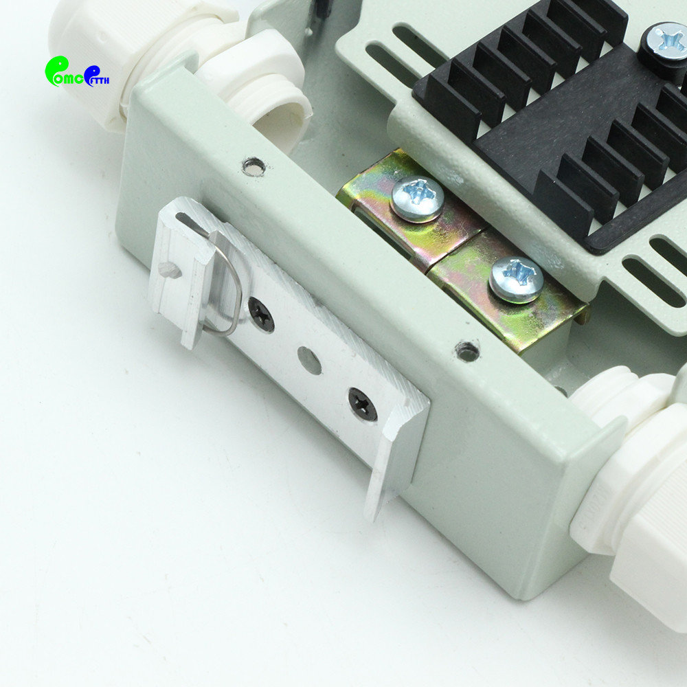 Din Rail FTTX Fiber Terminal Box 6 Port SC Duplex Optical Junction Box