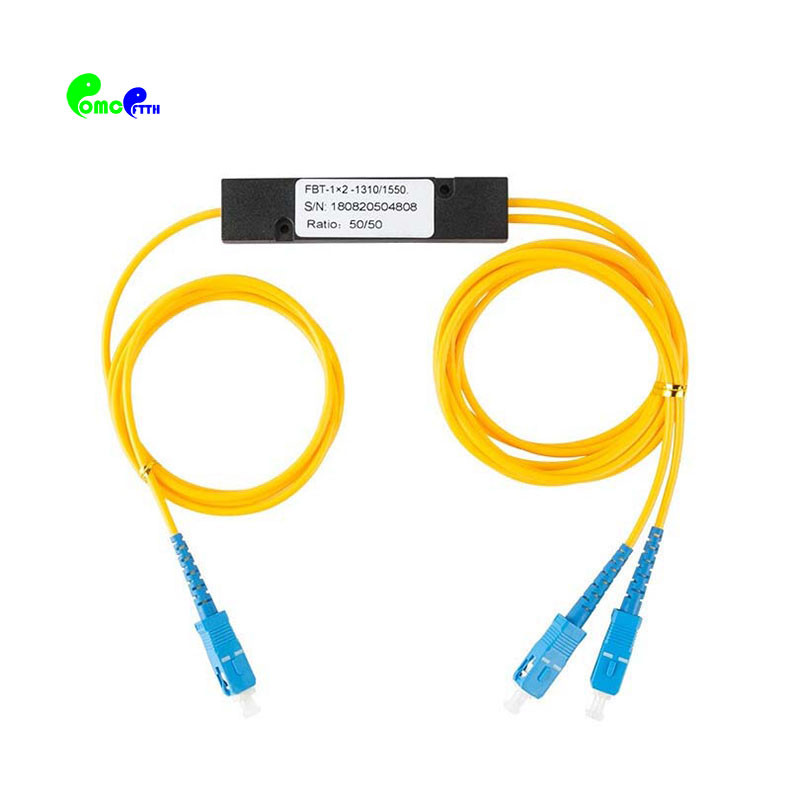 1x2 Fused Biconic Taper coupler SC FTTH Products Fiber Optic Splitter