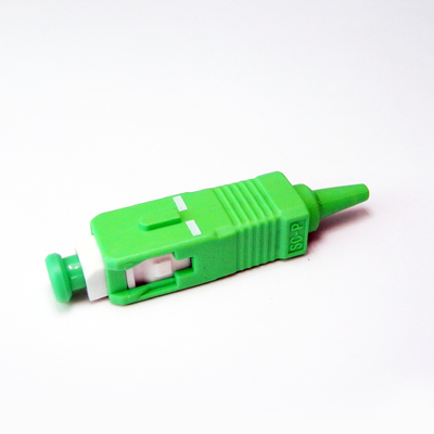 Green Optic Fiber Fast Connector 0.9mm SC APC Quick Connector