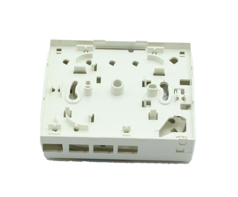 4 Port SC LC FTTH Mini Fiber Optic Termination Box Face Plate Wall Mounting