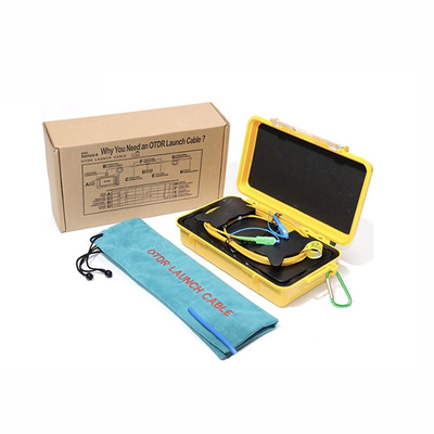 Fiber Tools Single Mode OTDR Launch Cable Box Fiber Test Extension Line 500m SC UPC To SC UPC