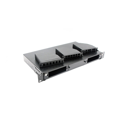 FHD 1U MPO MTP LC 72F-3 Slide Rail Rack Mount Patch Panel Modular Design