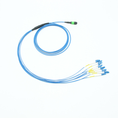 SENKO Optical Fiber Patch Cord Standard Loss SM G657A MPO-LC UPC Fanout 2.0mm Fiber Optic Trunk Cable