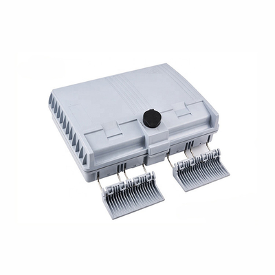 12 Cores Fiber Termination Box Wall Mounted Fiber Distribution Box Outdoor Lockable IP55 ABS Material