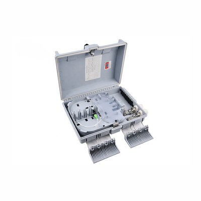 12 Cores Fiber Termination Box Wall Mounted Fiber Distribution Box Outdoor Lockable IP55 ABS Material