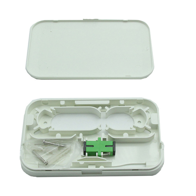 1 Core Waterproof FTTH Dustproof Fiber Optic Termination Box 1 Port SC Fiber Optic Wall Socket/Desktop Small FTTH Box