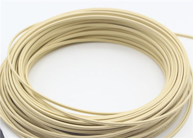 Anti - Corrosion 3*2mm Indoor Fiber Cable , Butterfly Flat Ivory Fiber Drop Cable