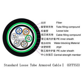 Moisture - Proof Outdoor Fiber Cable Good Mechanical And Temperature Performance