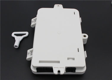 Empty 6 Cores Fiber Optic Cable Junction Box ABS Material Waterproof With Locker