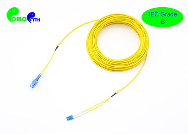 Fiber optic Patch Cable LC UPC to SC UPC OS2 G657B3 9 /125um Flat  Duplex Fanout 2.0mm LSZH