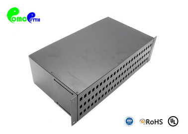 Max Capacity 144F ODF Patch Panel With Cold Rolling Steel Material