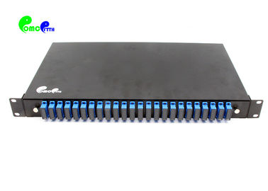 24 Port 48 Fibers Rack Mount Odf Distribution Frame 19" 1U Duplex SC Patch Panel