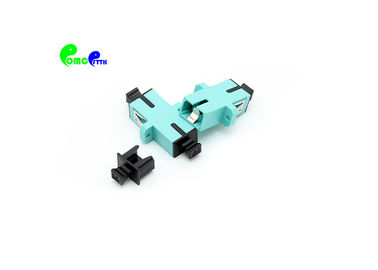 Fiber Optic Adapter SC Female To SC Female Simplex High Return Loss With Inner Shutter - Full flange