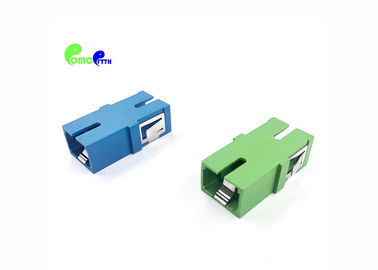 High Repeatability SC Simplex Fiber Optic Connector Adapters For SM MM OM3 OM4