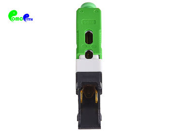 ESC250D Optical Fiber Connector SC APC SX 9 / 125μm With Green Field Assembly 0.3dB Insertion Loss