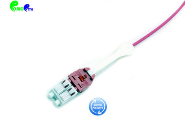 Polarity Switchable Fiber Patch Cord LC Uniboot OM1/OM2/OM3 With Pull Tab  unitube 2.0mm Duplex IEC Grade B and C