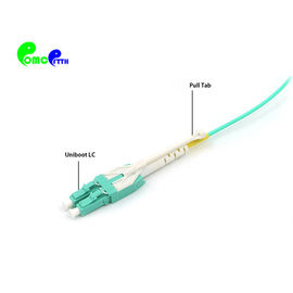 Polarity Switcha Uniboot LC - LC Duplex Fiber optic patch cables with  Pull Tab  Single Mode / OM1 / OM2 / OM3 3.0mm