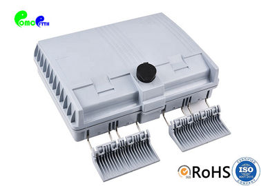 12 Cores Fiber Termination Box Wall Mounted Outdoor Lockable IP55 ABS Material