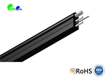 Outdoor Aerial Optical Fiber Drop Cable FTTH LSZH Material Singlemode G.657A Fiber