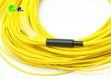 Customized SC APC - SC UPC Fiber Optic Patch Cables Single Mode Breakout 2.0mm SM LSZH