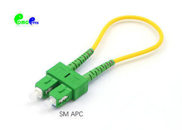 SC - SC Optical Fiber Patch Cable LSZH Duplex Collocated With SC/UPC Interface Transceiver