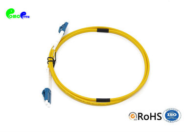 1m Singlemode Fiber Patch Cables LC UPC - LC UPC 2.0mm Zipcord Duplex OFNR IEC Grade B qulatiy